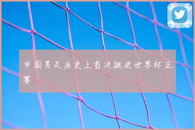 中国男足历史上首次挺进世界杯正赛