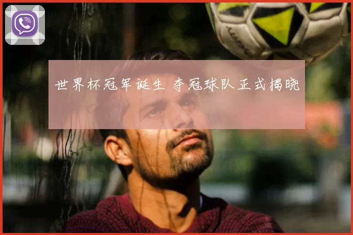 世界杯冠军诞生 夺冠球队正式揭晓